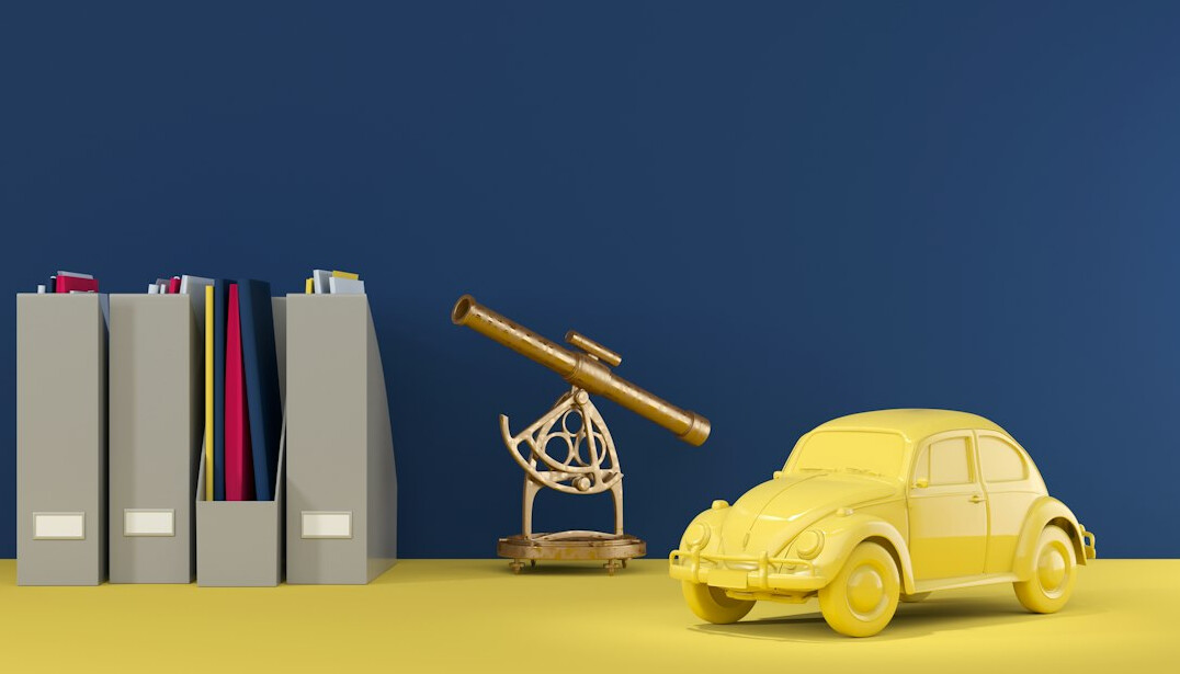 Documents and pen on a desk for vehicle history review